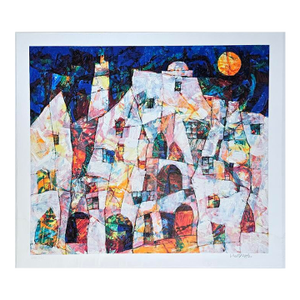 Limited Edition "Sunlit Village" Serigraph by Harry Guttman