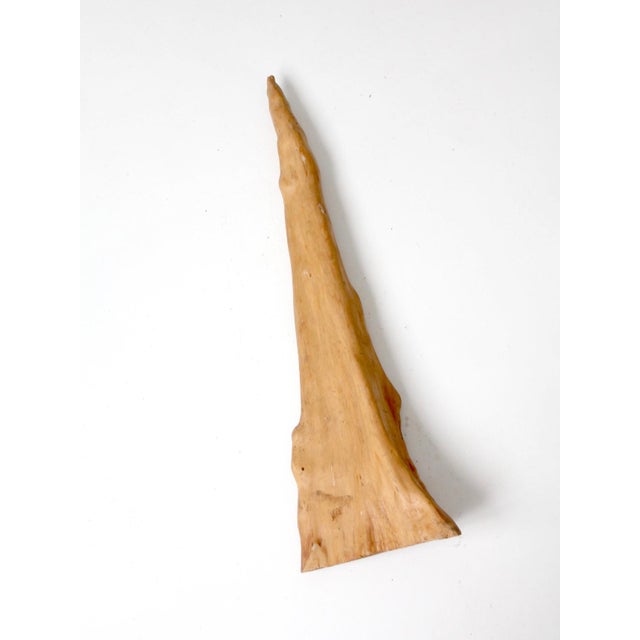 Natural Sculptural Wood Form For Sale - Image 9 of 11