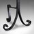 Pair of Antique Fire Tool Rests, French, Andirons, Art Nouveau, Victorian, 1900 For Sale - Image 9 of 10