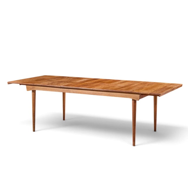 Finn Juhl for France & Søn Fd510 Expanding Teak Dining Table With 2 Leaves For Sale - Image 11 of 14