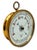 Traditional Fine Quality Large Antique Wall Mount Brass, Beveled Glass & Porcelain Dial Barometer by Short & Mason in London For Sale - Image 3 of 18