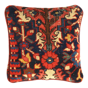 Pasargad Vintage Hand Knotted Farahan Rug Pillow