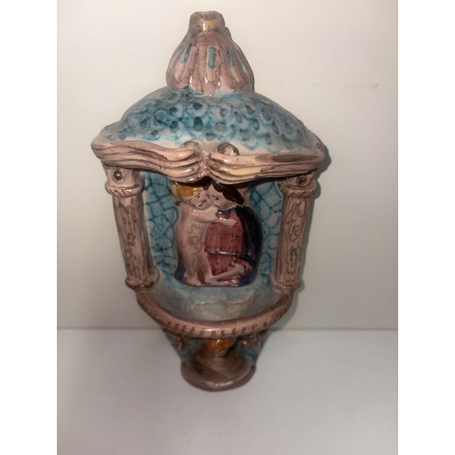 Holy Water Stoup Madonna with Child, 1950 For Sale - Image 3 of 12