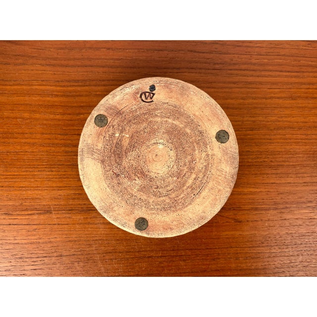 Mid-Century Modern Danish Studio Pottery Bowl by Conny Walther, 1960s For Sale - Image 9 of 12