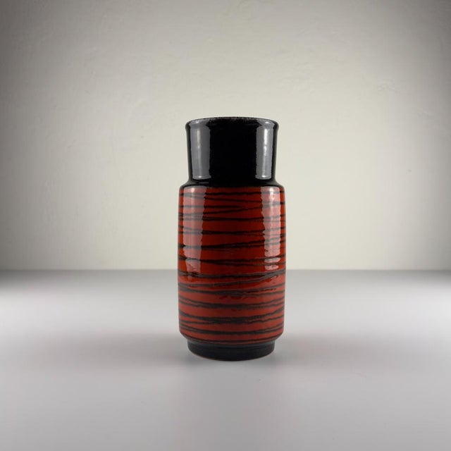 Vintage Ceramic Rio Vase by Ursula Fesca for Waechtersbach, West Germany, 1970s For Sale - Image 4 of 12