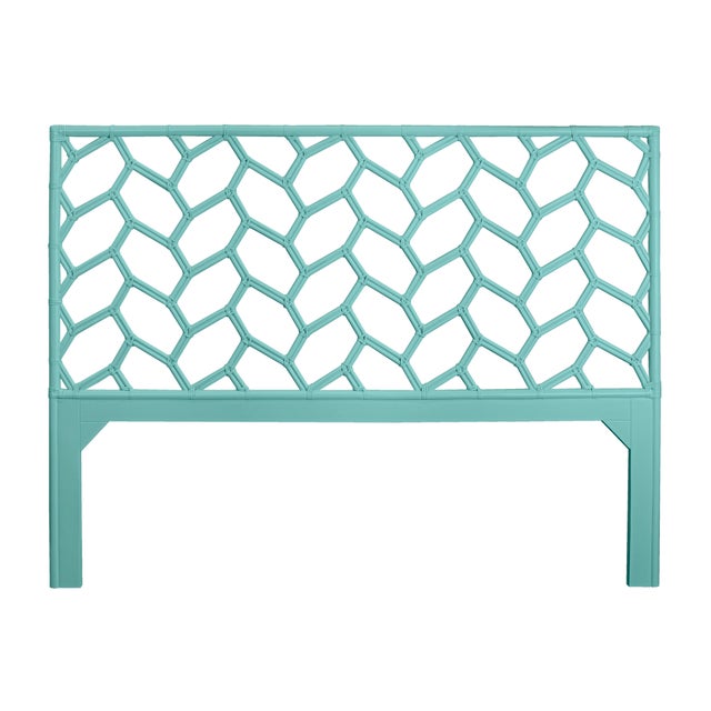 Silas Headboard King - Turquoise For Sale In West Palm - Image 6 of 6