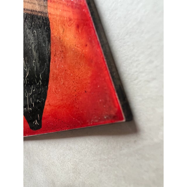 2010s Still Life Contemporary Mixed-Media Painting "Black Etched Vessel" For Sale - Image 5 of 9