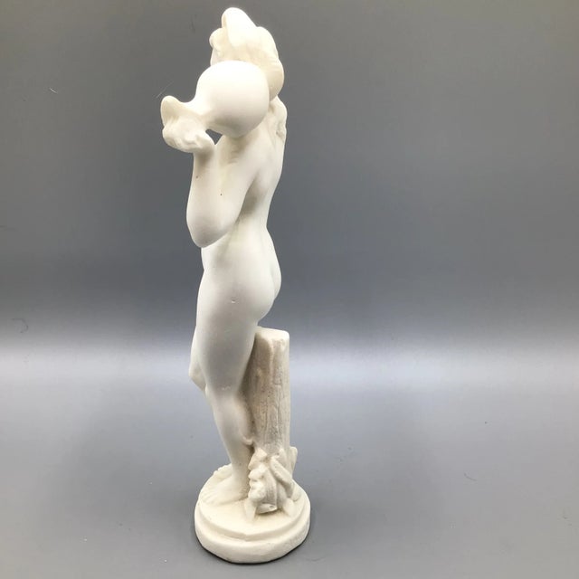 Mediterranean Greek Nude Sculpture "Female Figure Carrying Hydria Water Jar" For Sale - Image 3 of 13