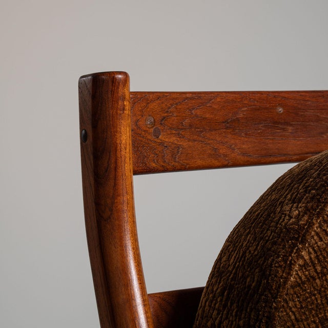 French 19th Century France Tan Wood Armchair For Sale - Image 3 of 11
