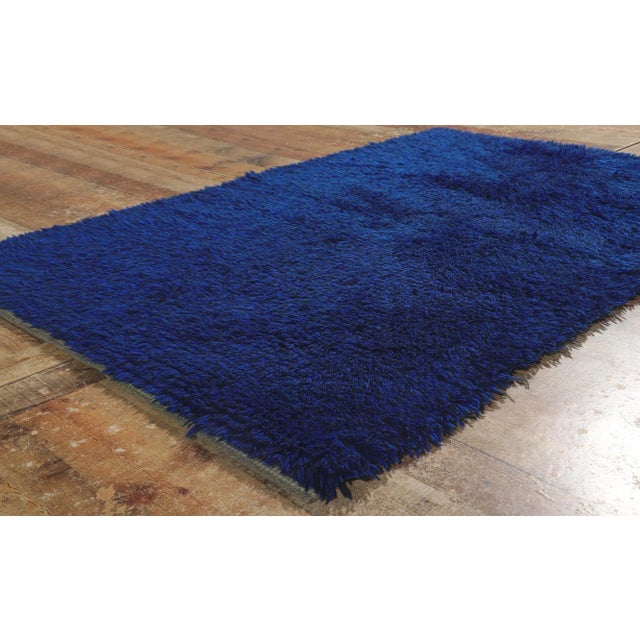 Vintage Swedish Rya Rug - 03'09 X 05'07 For Sale In Dallas - Image 6 of 9