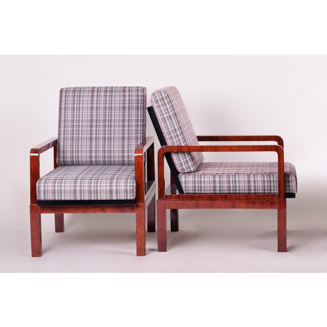 Art Deco Armchairs, Czech, 1930s, Set of 2 For Sale - Image 11 of 11