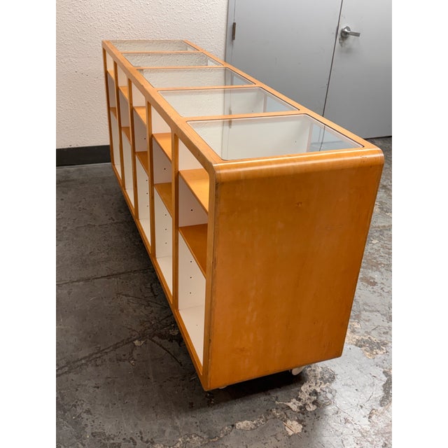 Bespoke Retail Display Case on Casters For Sale - Image 11 of 12