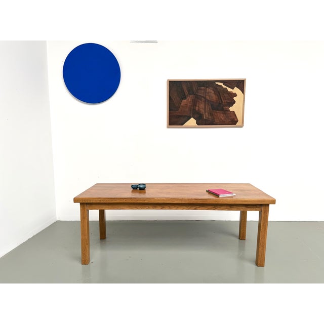 Vintage Farmhouse Table in Oak, 1960s For Sale - Image 4 of 18