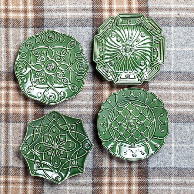 Veronica Beard for Juliska Jardins du Monde Green Party Plates