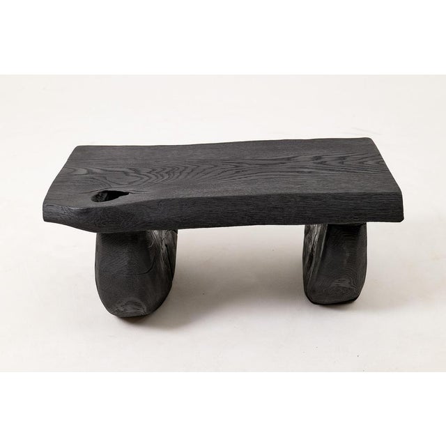 Sculptural Hardwood Stool by Logniture For Sale - Image 10 of 18