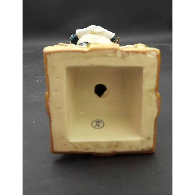 Blue 1980s Capodimonte Italy Porcelain Napoleonic Era Grenadier Military Officer Figurine For Sale - Image 8 of 9