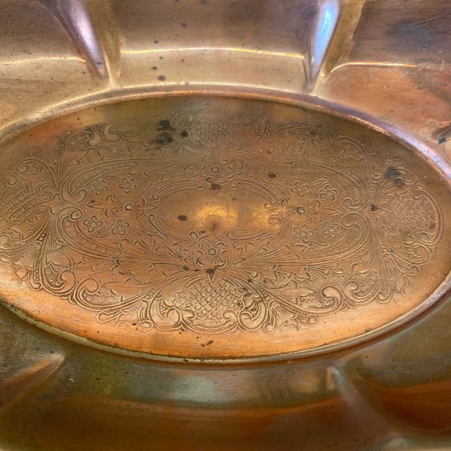 English 1970s Oblong Copper Catchall Dish For Sale - Image 3 of 5