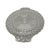 Vintage Clear Pressed Glass Cake Plate With Handles in 'Waterford' Pattern by Anchor Hocking For Sale In Birmingham - Image 6 of 12