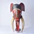 African Antique Red Elephant Mask Cote d'Ivoire For Sale - Image 14 of 17