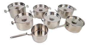 Vintage Dutch Cookware by Dick Simonis for Gero Zilmeta, 1960s, Set of 7