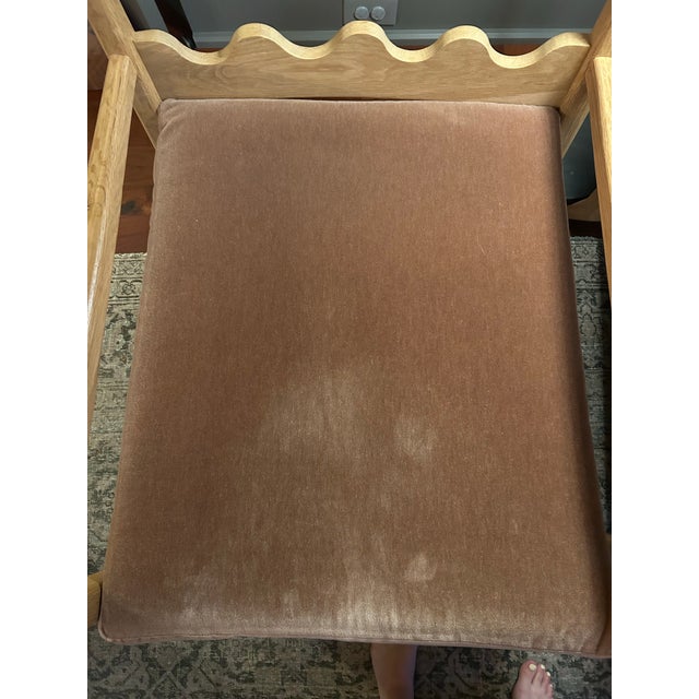 Jean Royere Inspired Scallop Back Chairs- Set of 2 For Sale In Austin - Image 6 of 9