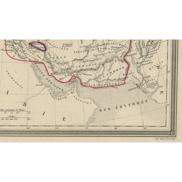 Alexander the Great's Empire Map, 1800s For Sale - Image 6 of 10