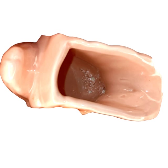 Pink Swan Planter or Vase Ceramic Art Deco Small For Sale - Image 9 of 11