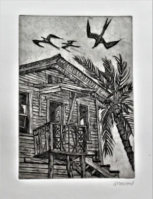 Arnold A. Grossman, The Old House, Circa 1980