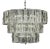 Large Vintage Crystal Chandelier, Italy, 1960s For Sale