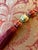 Beaded Satin Key Tassel in Red and Gold Color For Sale - Image 4 of 15