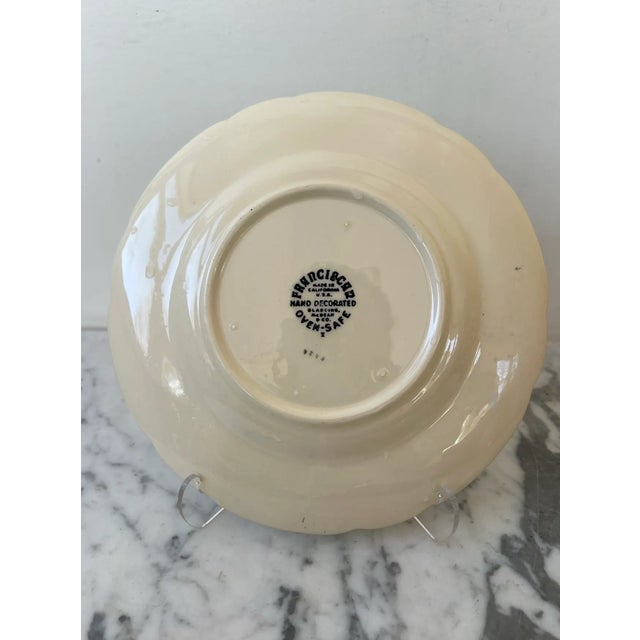 Mid 20th Century Mid 20th Century Franciscan Desert Rose Earthenware Salad Plate - Set of 12 For Sale - Image 5 of 6