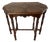 Antique Victorian Burl Walnut Octagonal Side Table, Bobbin Turned Legs For Sale