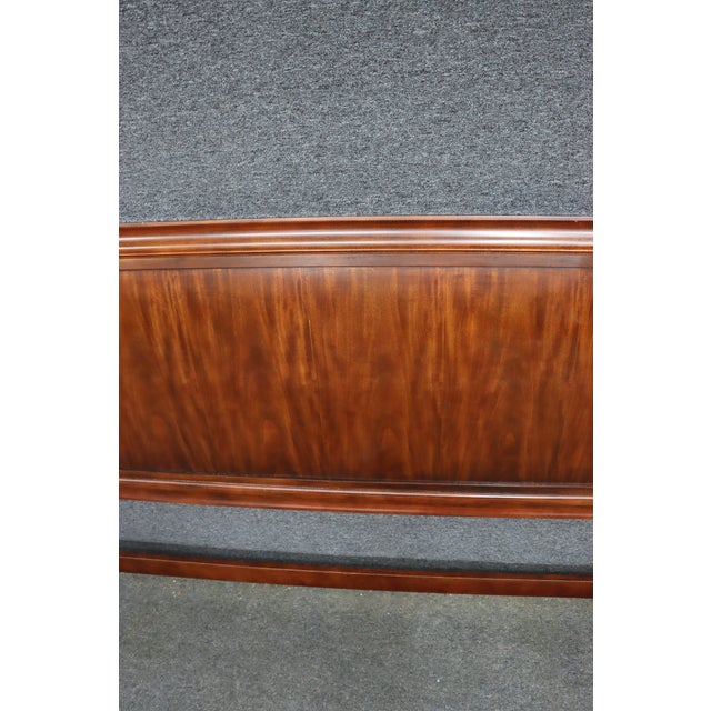 Contemporary Mahogany King Headboard For Sale In Philadelphia - Image 6 of 9