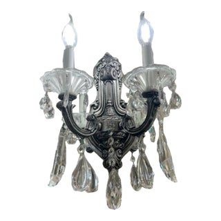 Exquisite Schonbek La Scala Wall Sconces For Sale