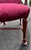 Ruby Red Vintage Georgian Style Mahogany Gainsborough Chairs - A Pair For Sale - Image 8 of 9