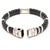 Metal Lagos Caviar .28ctw Diamond & Black Ceramic Bead Bracelet, Sterling Silver For Sale - Image 7 of 8