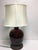 Royal Doulton Flambe lamp measuring 24" high . Acquired from high end Detroit estate. Acorn finial , double socket on...