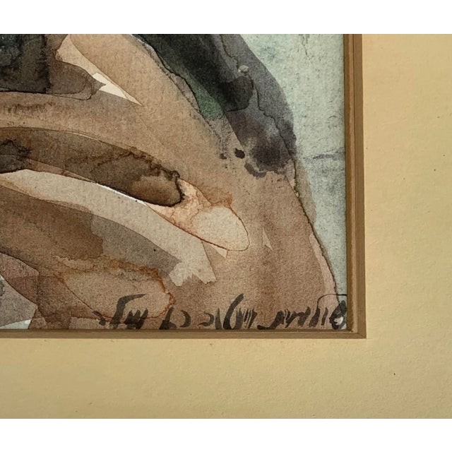 Mid 20th Century 1959 Mid-Century Portrait Painting of a Black Man in Hat For Sale - Image 5 of 7
