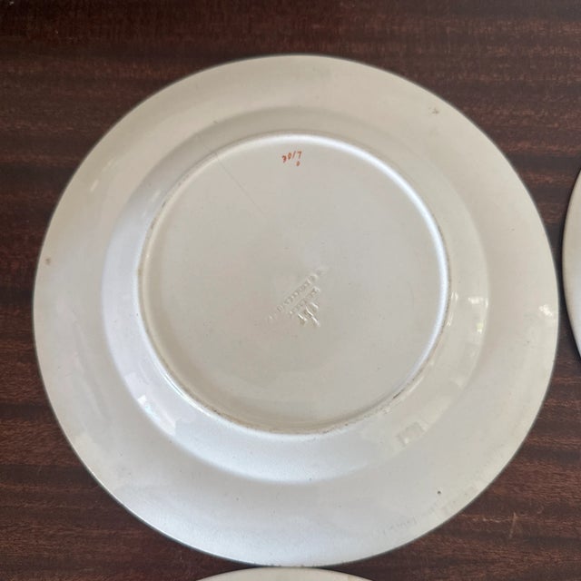 Mid 19th Century Davenport Imari Stoneware Plate Set of 4 For Sale - Image 10 of 12