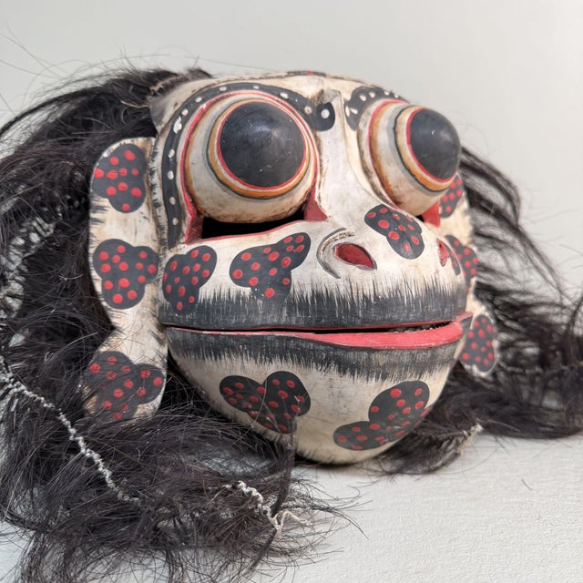 Godogan Frog Prince Dance Mask, Bali, 1970s For Sale - Image 10 of 14