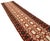 Handmade New Zealand Wool Dhurrie Runner, Terracotta, Cream and Brown Geometric Dhurrie Runner - 2.5'x21.5' For Sale - Image 14 of 14