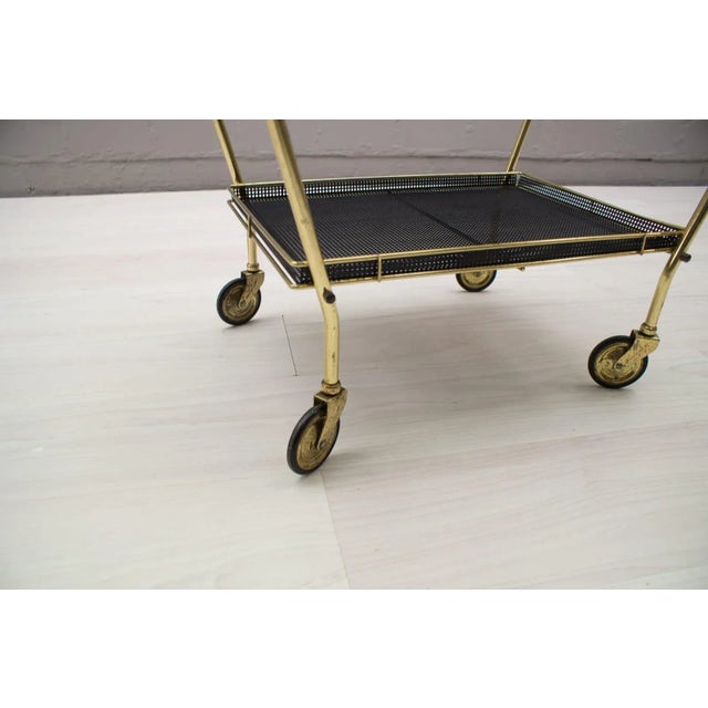 French Serving Cart, 1950s For Sale - Image 11 of 12