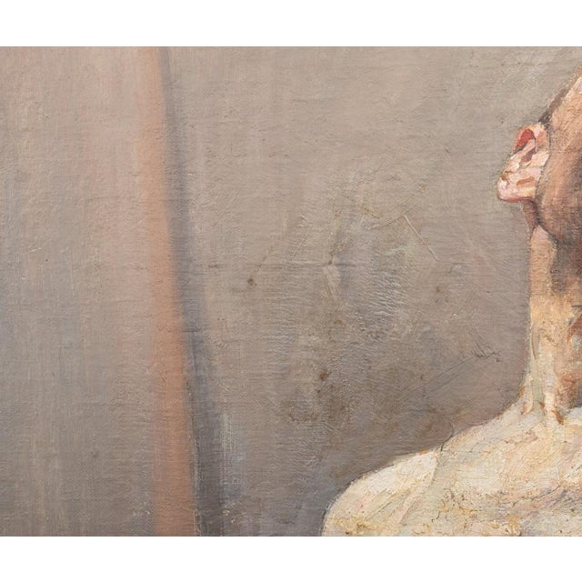 Mid 20th Century Aleksei Shovkunenko Nude Man Oil on Canvas For Sale - Image 5 of 10