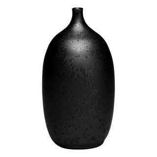 Crystalline Glaze Ceramic Vase by Karin and Walther Zander, Germany, 1977 For Sale