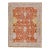Early 21st Century Rust Modern Tabriz Handmade Indian Wool Rug With Floral Pattern by Apadana For Sale