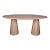 Cône Travertine Dining Table 96" For Sale