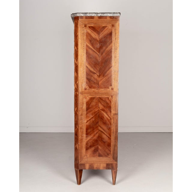 Early 19th Century French Louis XV Style Marquetry Chiffonier, Walnut & Mahogany, C. 1800-1840 For Sale - Image 5 of 10