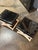 Mid 20th Century Pair of French Carved and Painted X Form Benches For Sale - Image 5 of 8