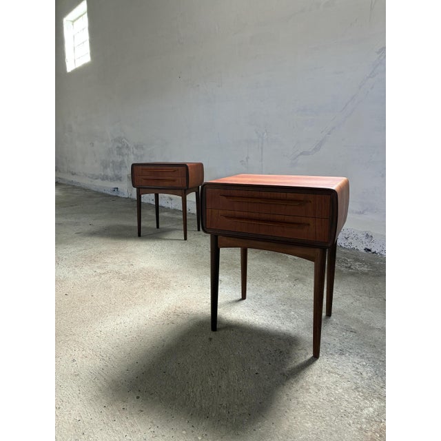Bedside Tables by Johannes Andersen, 1950s, Set of 2 For Sale - Image 6 of 13