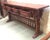 Spanish 20th Century Walnut Console Table With Four Carved Drawers Signed by Valentí For Sale - Image 3 of 13